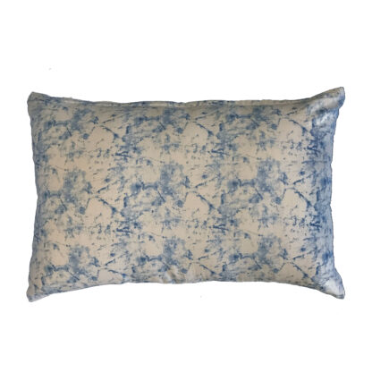 Blue Block print Lumber Cushion - Image 3